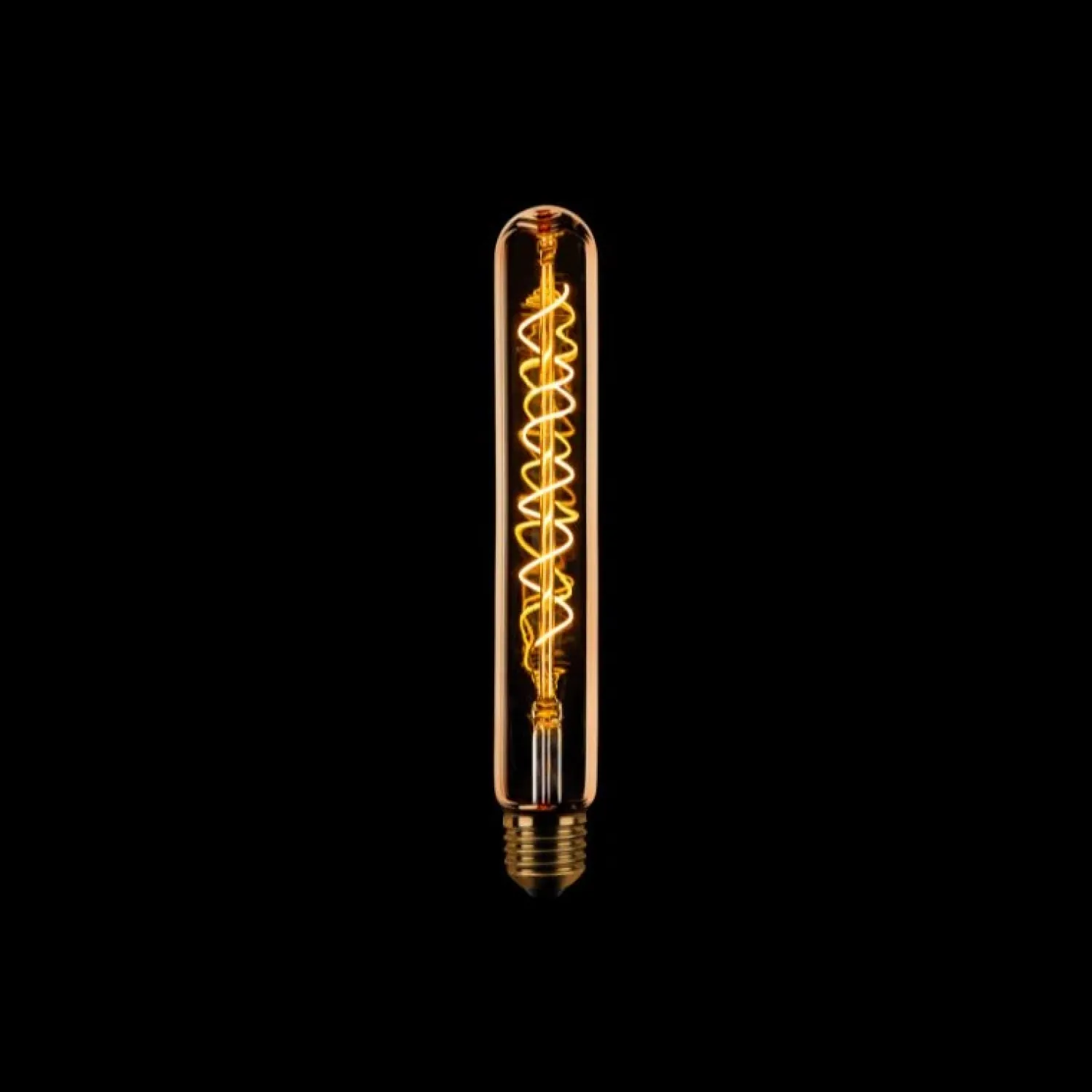 Trading Lighting Led Verlichting En Led Lampen|Led lamp spiraal Buis 18,5cm E27 Gold 3 standen