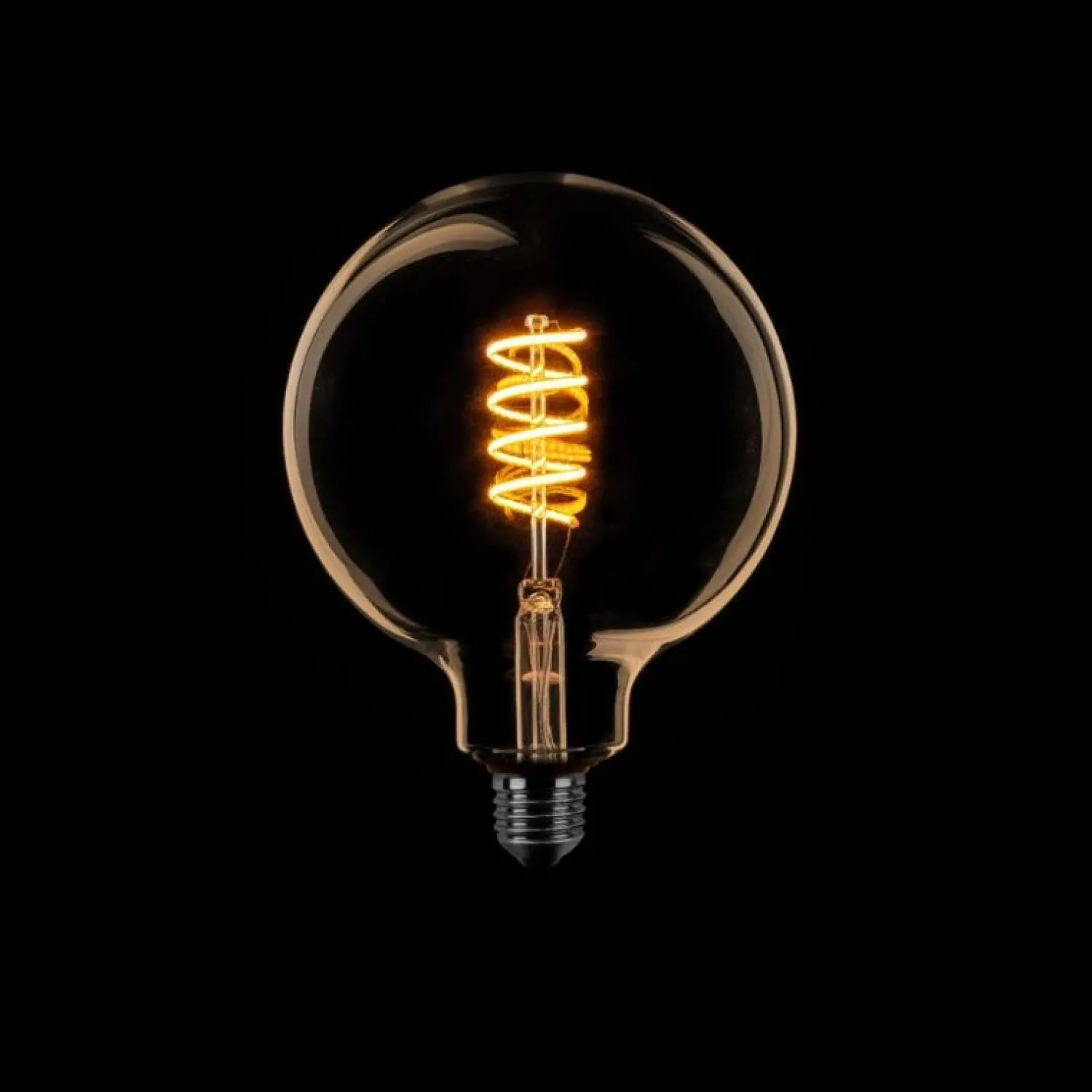 Trading Lighting Led Verlichting En Led Lampen|Led lamp Spiraal Dimtone rond E27 12,5cm Gold