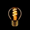 Trading Lighting Led Verlichting En Led Lampen|Led lamp Spiraal Kogel 4,5cm E27 Gold