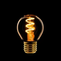 Trading Lighting Led Verlichting En Led Lampen|Led lamp Spiraal Kogel 4,5cm E27 Gold