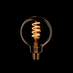 Steinmex Led Verlichting En Led Lampen|Led lamp Spiraal Rond 9,5cm E27 Gold