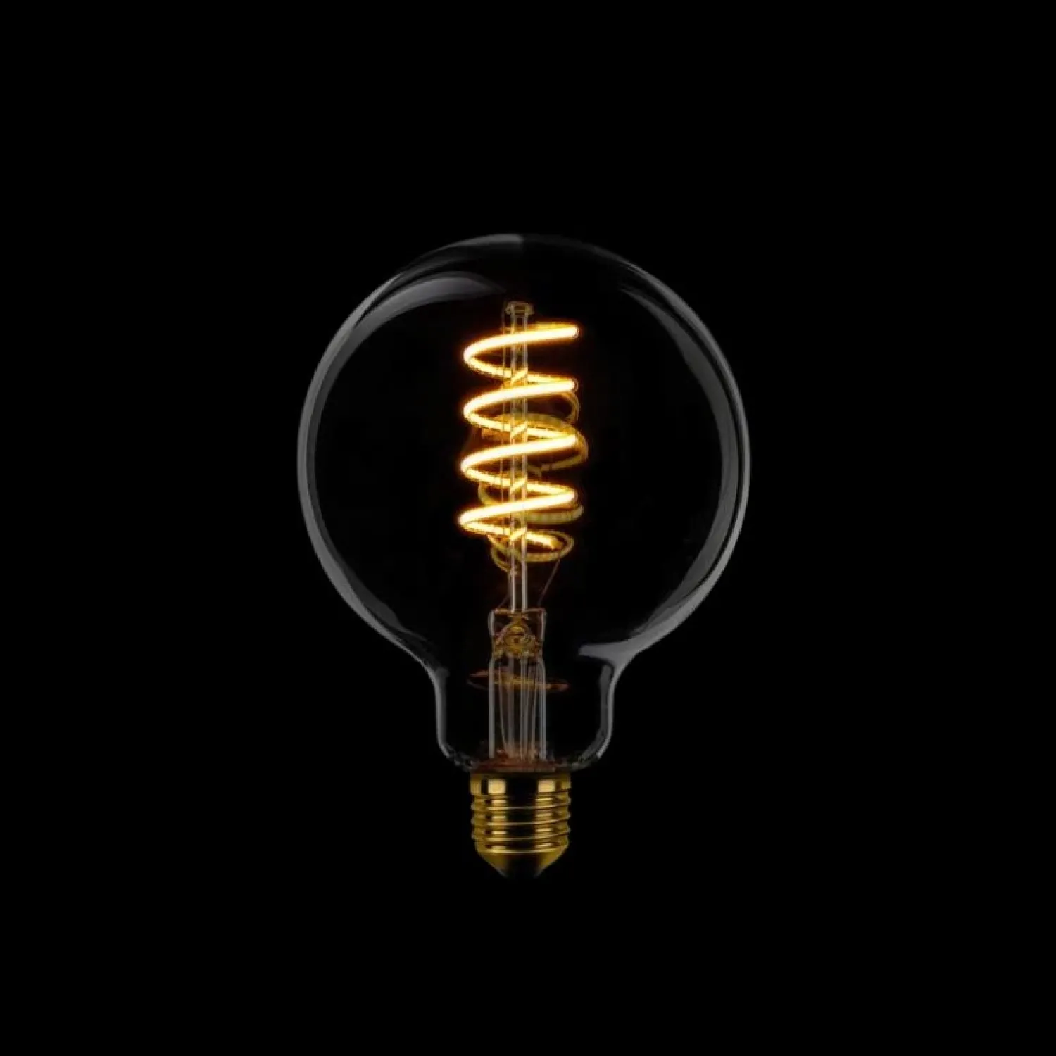 Trading Lighting Led Verlichting En Led Lampen|Led lamp Spiraal Rond 9,5cm E27 Smoke