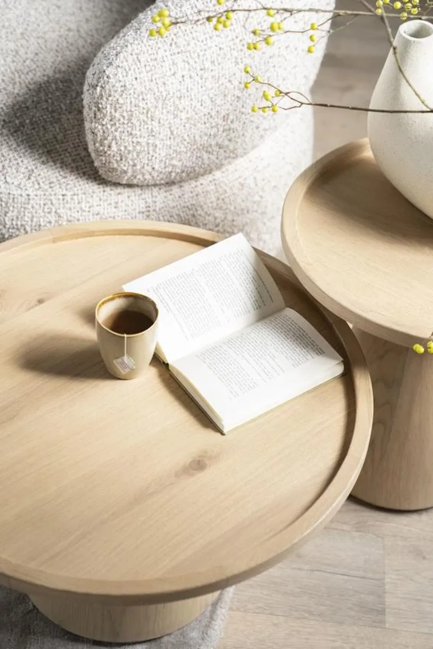 Eleonora Salontafels|Leia Salontafel naturel 66 cm