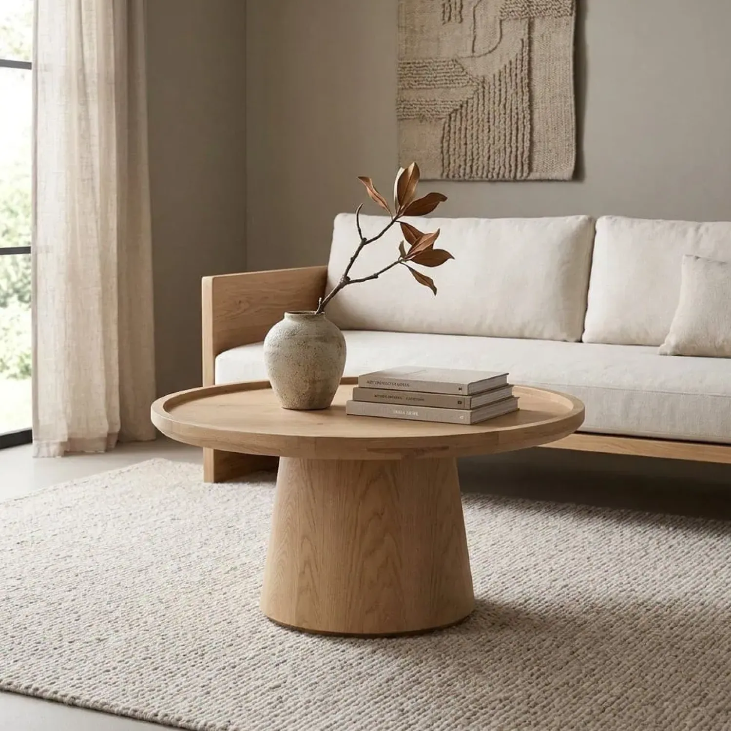 Eleonora Salontafels|Leia Salontafel naturel 80 cm