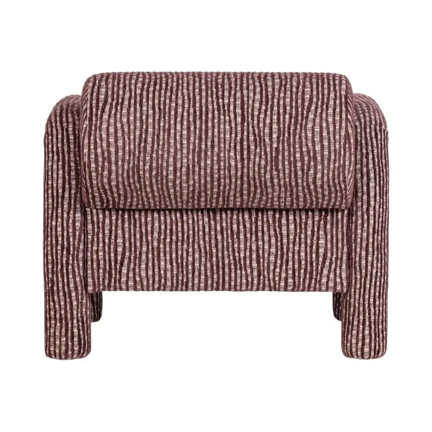 WOOOD Fauteuils|Lenny Fauteuil Dessin Bordeauxrood
