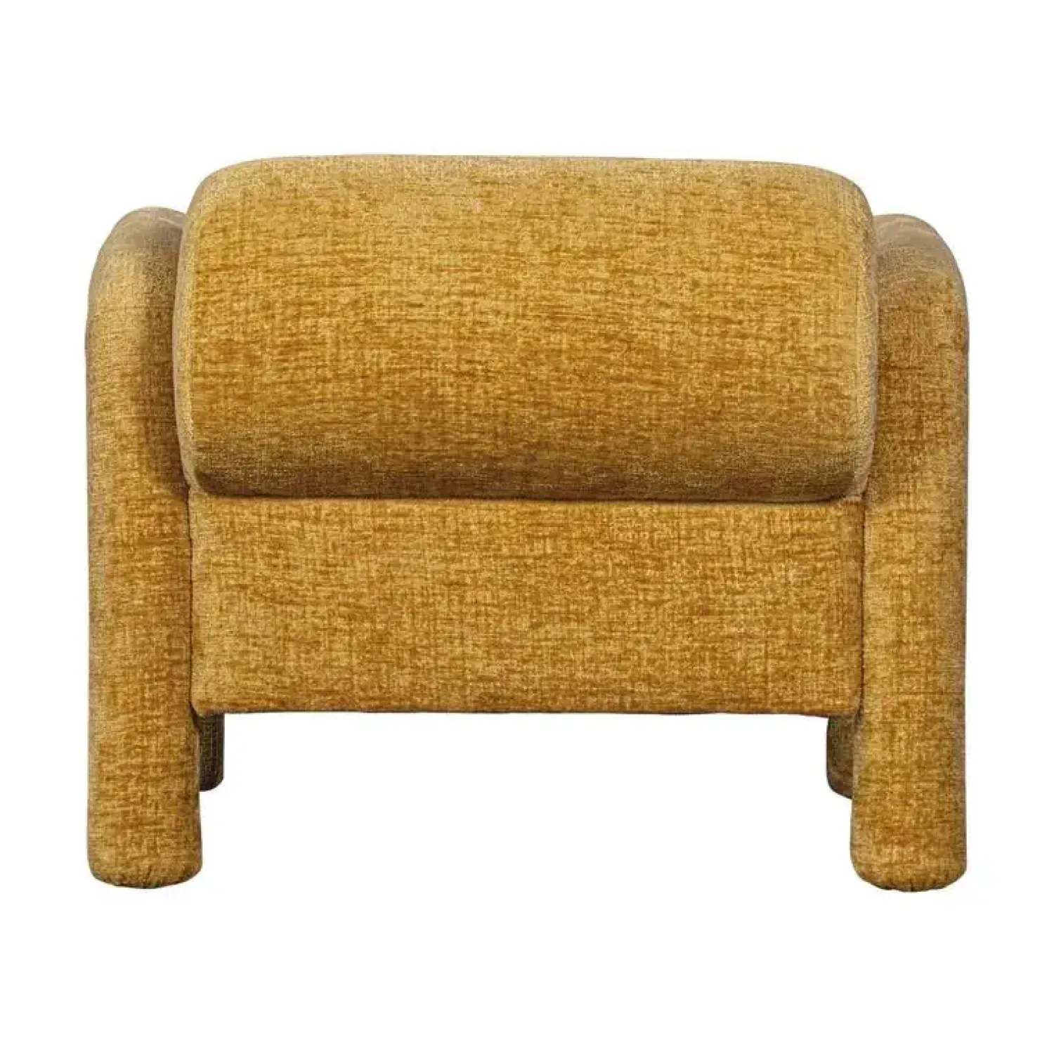 WOOOD Fauteuils|Lenny Fauteuil grove textuur goud/geel