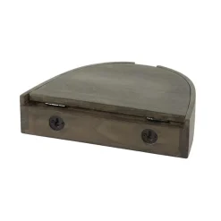 Kalfort Nachtkastjes|Industriele Kasten|Leonardo Zwevend Set van 2 Nachtkastjes Acaciahout 34cm