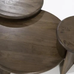 By Boo Salontafels|Leoni Salontafel large Bruin 80cm