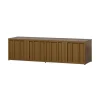 WOOOD Industriele Kasten|Tv Meubels|Level Tv meubel metaal honinggeel 160cm