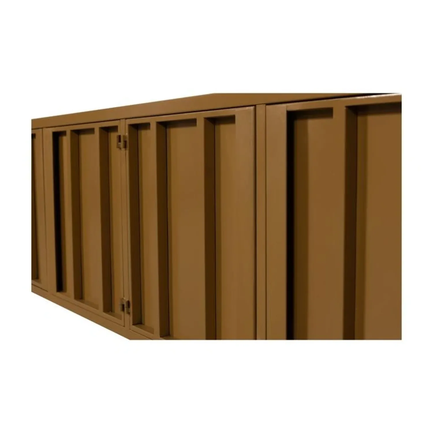 WOOOD Industriele Kasten|Tv Meubels|Level Tv meubel metaal honinggeel 160cm