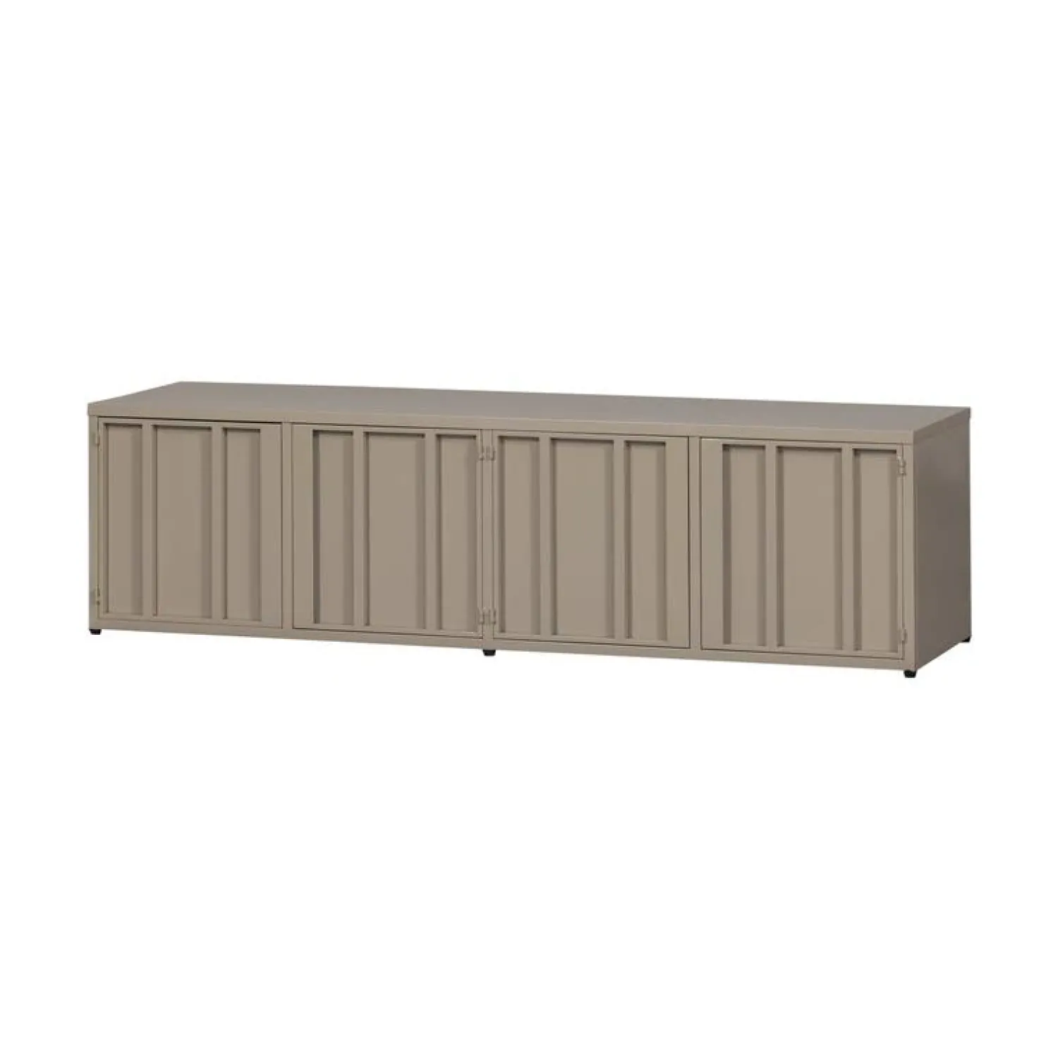 WOOOD Industriele Kasten|Tv Meubels|Level Tv meubel metaal zand 160cm
