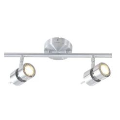 Steinmex Wandlampen|Plafondlampen|2-lichtspot Natasja modern metaal