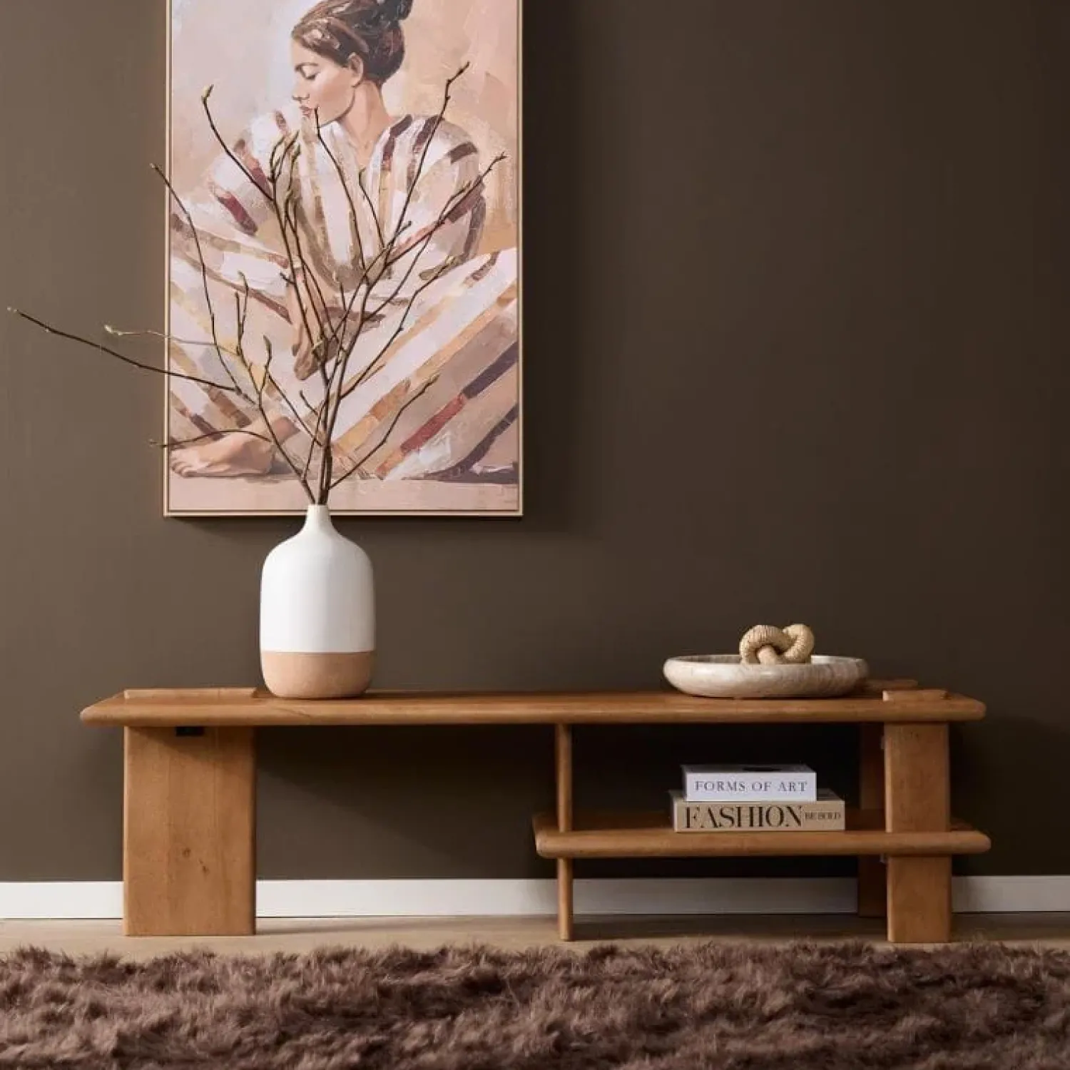 Furndea Industriele Kasten|Tv Meubels|Liora Tv meubel naturel Mangohout 160 cm