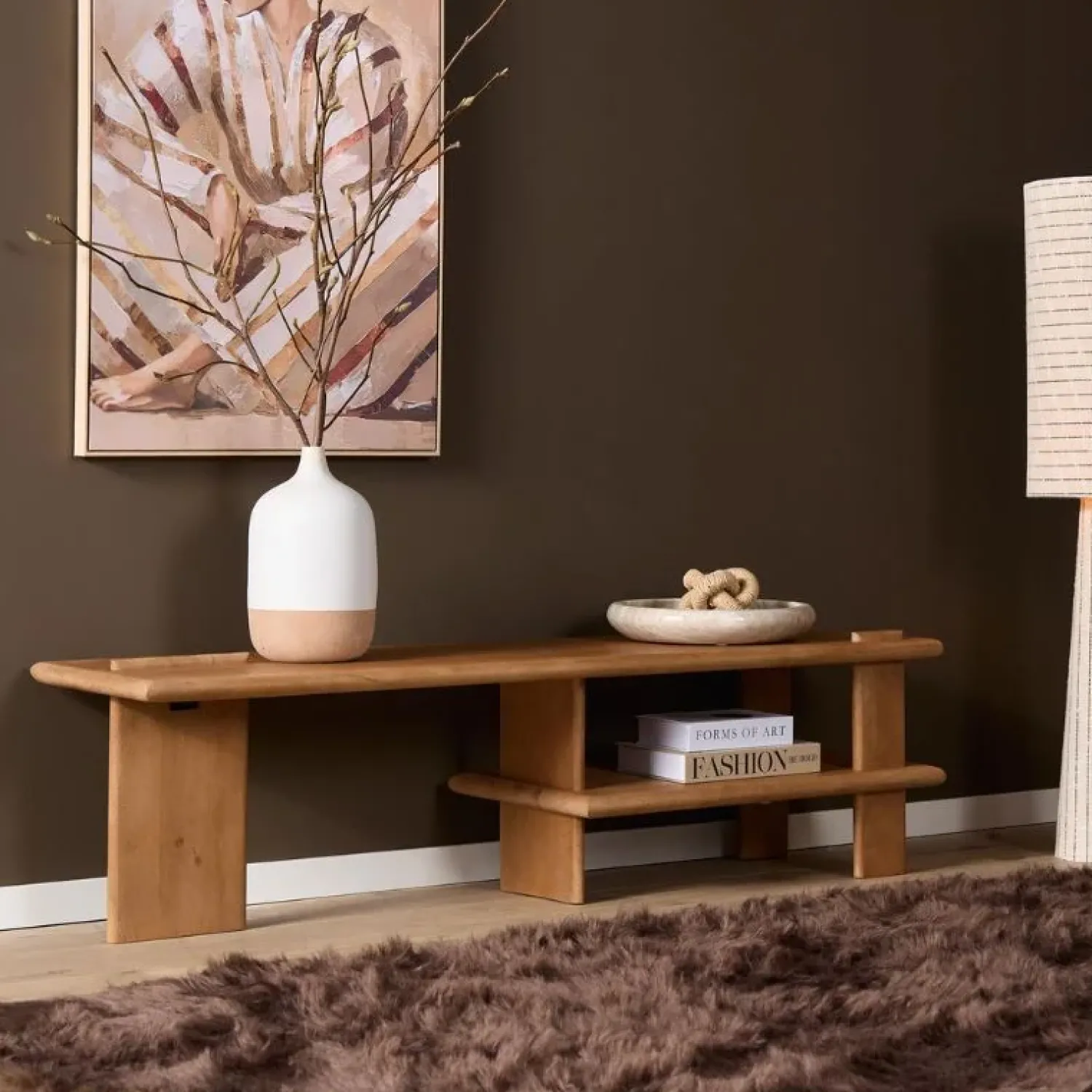 Furndea Industriele Kasten|Tv Meubels|Liora Tv meubel naturel Mangohout 160 cm