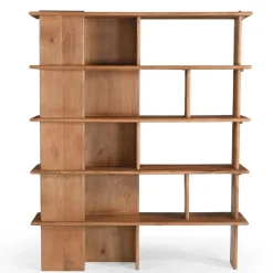 Furndea Wandkasten|Vakkenkasten|Liora Wandkast naturel Mangohout 150 cm