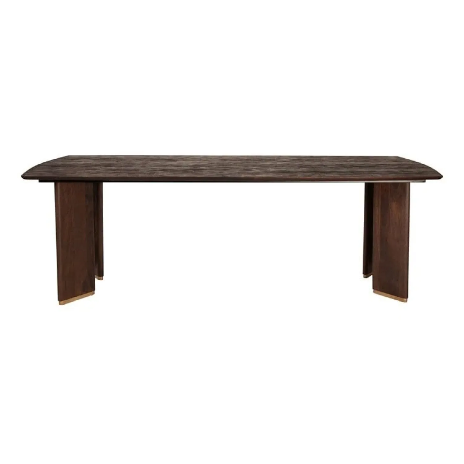 PTMD Eettafels|Lior Eettafel Bruin Goudpoot 200cm