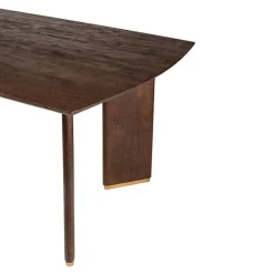 PTMD Eettafels|Lior Eettafel Bruin Goudpoot 240cm