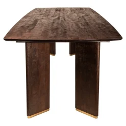 PTMD Eettafels|Lior Eettafel Bruin Goudpoot 280cm