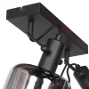 Steinmex Wandlampen|Lior 2-lichts Wandlamp Zwart Smoke Glas