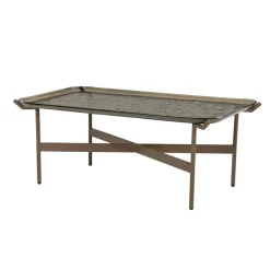 By Boo Salontafels|Liri Salontafel Bruin glas 98cm