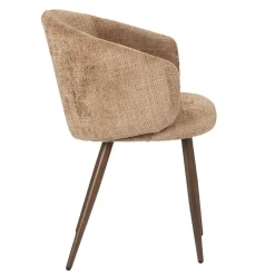Pole to Pole Eetkamerstoelen|Lisa Eetkamerstoel Karamel