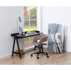 Nordhavn Bureautafels|Liva Bureau Zwart 126cm