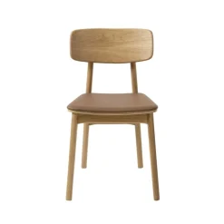 LykkeHome Eetkamerstoelen|Liva Eetkamerstoel tan PU
