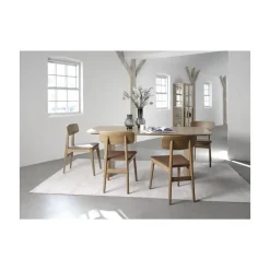 LykkeHome Eetkamerstoelen|Liva Eetkamerstoel tan PU