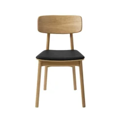 LykkeHome Eetkamerstoelen|Liva Eetkamerstoel zwart PU