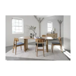 LykkeHome Eetkamerstoelen|Liva Eetkamerstoel zwart PU
