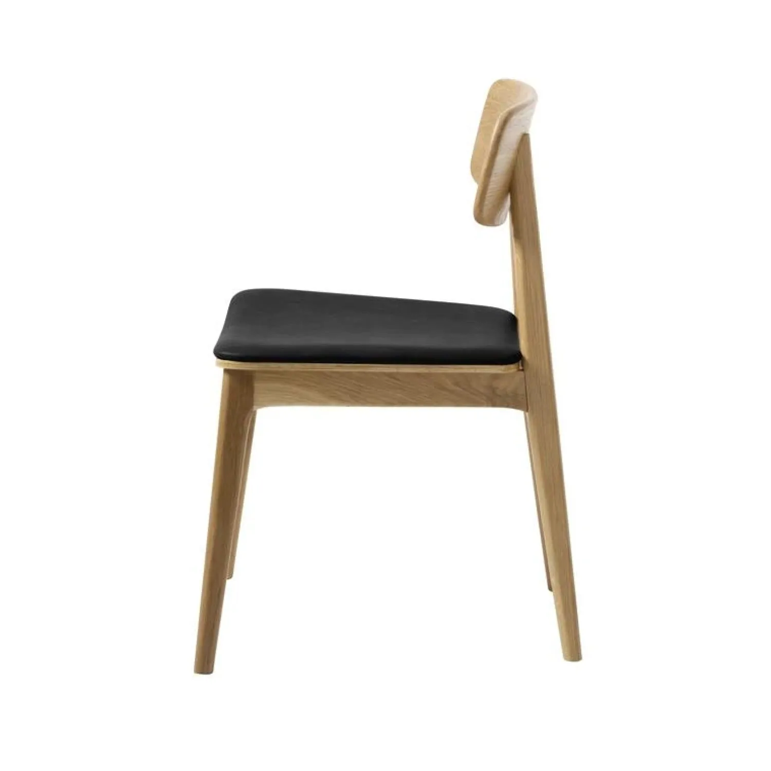 LykkeHome Eetkamerstoelen|Liva Eetkamerstoel zwart PU