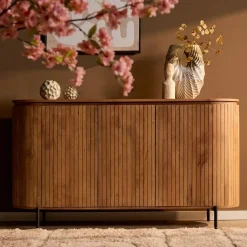 Furndea Dressoirs|Industriele Kasten|Livia Dressoir Naturel 165cm