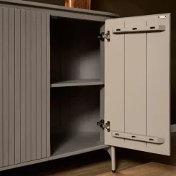 Furndea Dressoirs|Industriele Kasten|Livia Dressoir Taupe 210cm