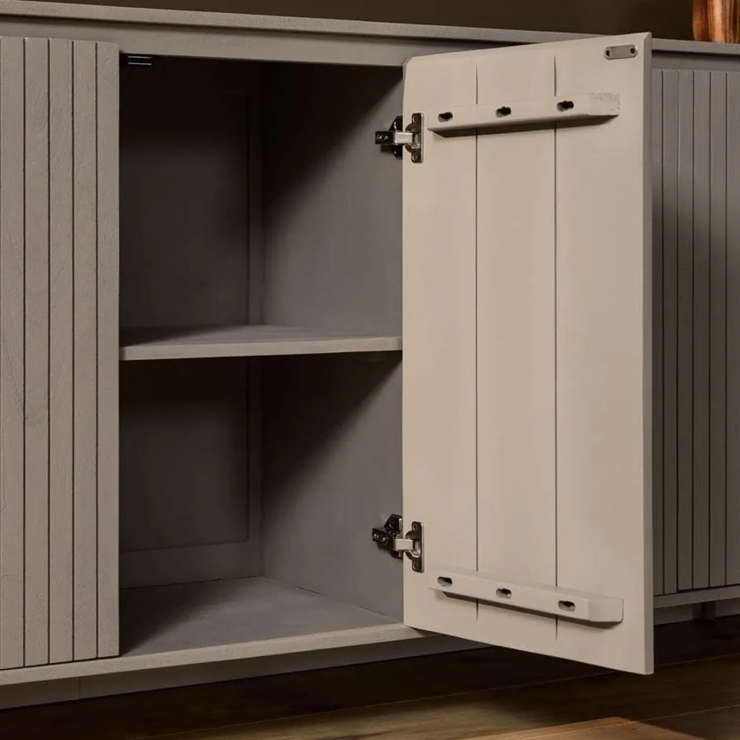 Furndea Dressoirs|Industriele Kasten|Livia Dressoir Taupe 165cm