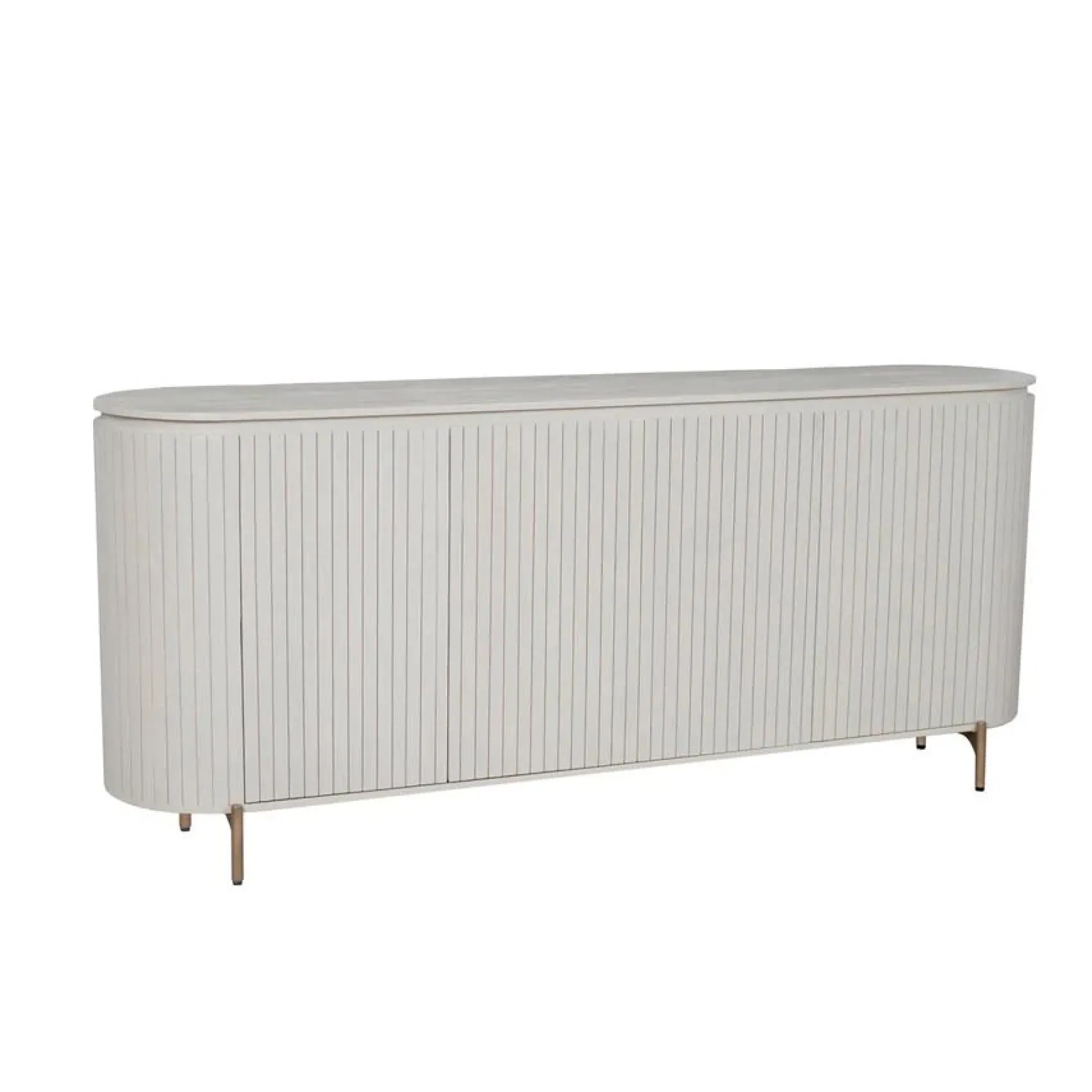 Furndea Dressoirs|Industriele Kasten|Livia Dressoir Zand 210cm