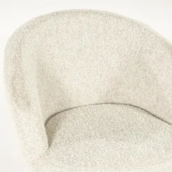 Eleonora Eetkamerstoelen|Livia Eetkamerstoel Beige stof