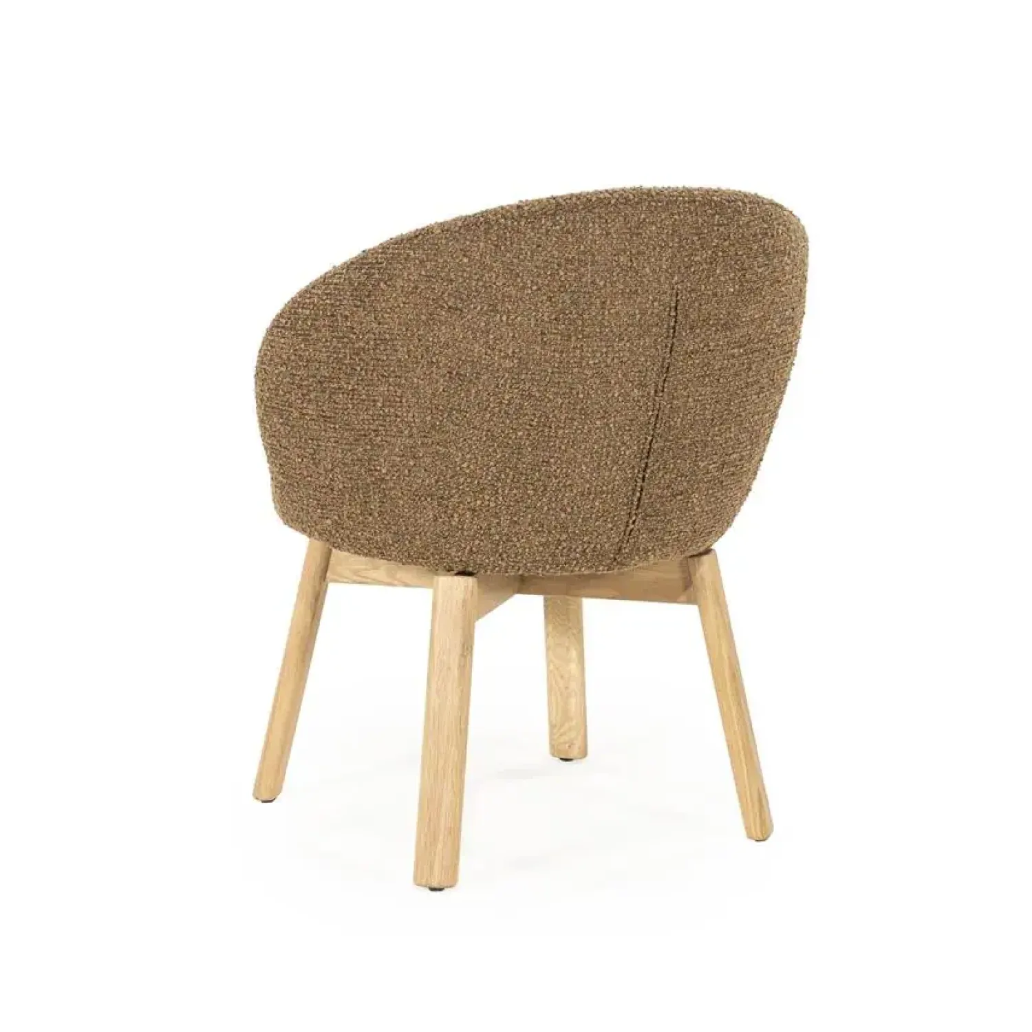 Eleonora Eetkamerstoelen|Livia Eetkamerstoel Bruin stof