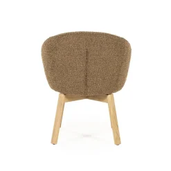 Eleonora Eetkamerstoelen|Livia Eetkamerstoel Bruin stof