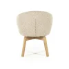 Eleonora Eetkamerstoelen|Livia Eetkamerstoel Taupe stof