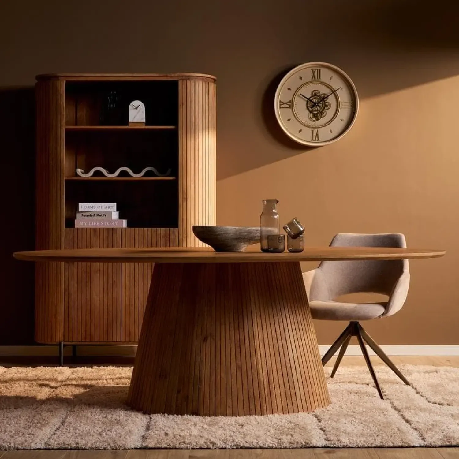 Furndea Eettafels|Livia Eettafel Ovaal Naturel 210cm