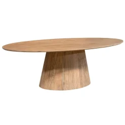 Furndea Eettafels|Livia Eettafel Ovaal Naturel 240cm