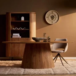 Furndea Eettafels|Livia Eettafel Ovaal Naturel 240cm