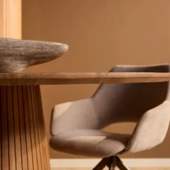 Furndea Eettafels|Livia Eettafel Ovaal Naturel 240cm