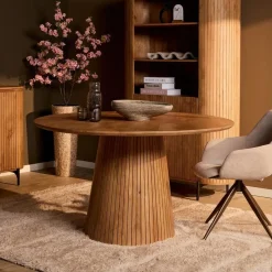 Furndea Eettafels|Livia Eettafel Rond Naturel 150cm