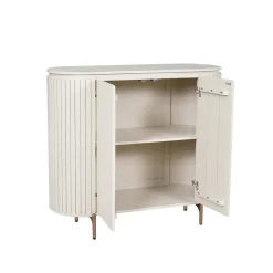 Furndea Wandkasten|Industriele Kasten|Livia Lage kast Zand 115cm