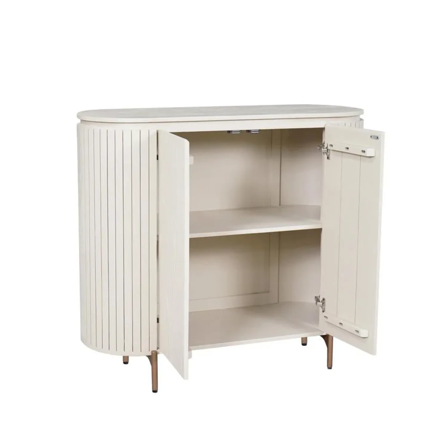 Furndea Wandkasten|Industriele Kasten|Livia Lage kast Zand 115cm