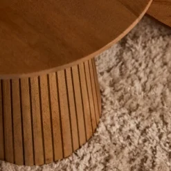 Furndea Salontafels|Livia Salontafel Rond Naturel 80cm