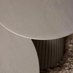 Furndea Salontafels|Livia Salontafel Rond Taupe 80cm