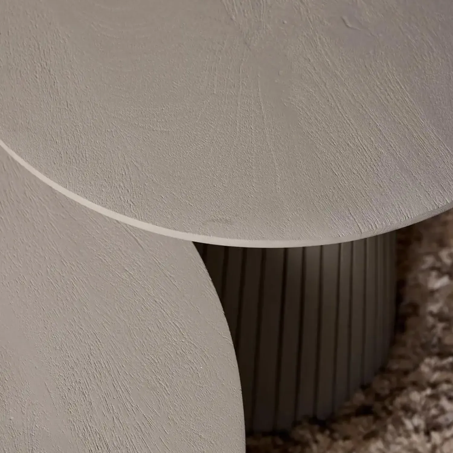 Furndea Salontafels|Livia Salontafel Rond Taupe 50cm