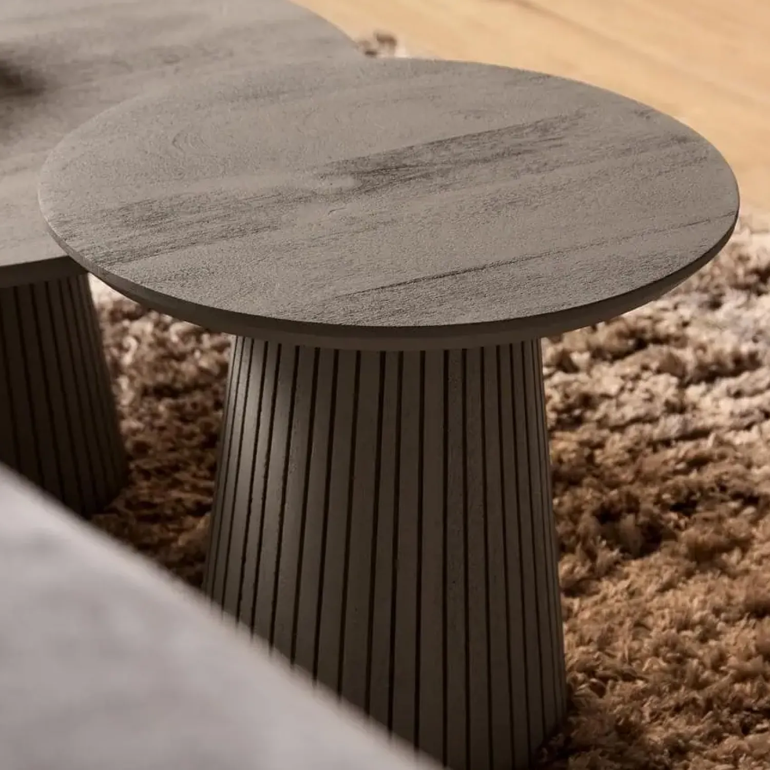 Furndea Salontafels|Livia Salontafel Rond Taupe 50cm